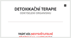Desktop Screenshot of detoxikace.organismu.cz